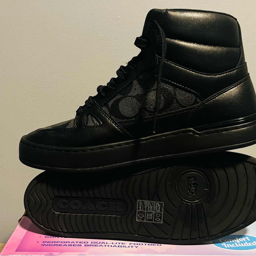 Coach Black Signature High-Tops - Picture 6 of 7